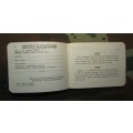 SADF - 1 Parachute Battalion Log Book ( Not Used )
