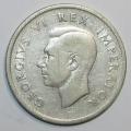 1937 Union of South Africa Silver Two Shilling