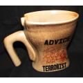 Rhodesia - Large Beer Mug " Advise to every Terrorist "
