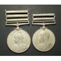 Full Size QSA/KSA Medal Pair to: QSA 15690 Pte W.Mcbarrow IMPL Yeomanry KSA 15690 Corpl W.Mcbarron