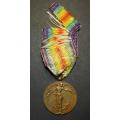 Full Size World War 1 Commemorative Victory Medal ( Belgian )