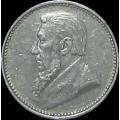 1895 ZAR Silver Threepence