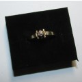 Ladie's 9CT Gold Ring with Stones - 1.4 Grams ( Stoned not Checked )