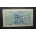 MH De Kock 1 Pound Banknote