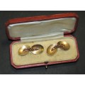 Vintage 9CT Gold Men's Cufflink Set - 5.8 Grams