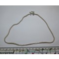 Sterling Silver Ladies Necklace ( 18 Grams )