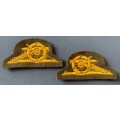 SADF - Artillery Cloth Badge Pair