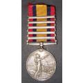 Full Size Queen South Africa (QSA)Medal with 5 Bars: 5815 T.G. Day - K.R.R.C