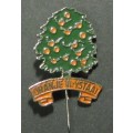 Vintage Free State Rugby Pin Badge