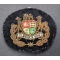 SADF - SA Navy Warrant Officer Rank Badge ( Early Bullion Wire Type )