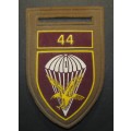 SADF - 1 Parachute Battalion with 44 Parachute Higher Formation Bar Tupper Flash