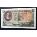 Reserve Bank of South Africa - MH De Kock - 5 Pound Banknote