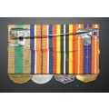 SADF - Full Size 10 Year Good Service Medal Group - Pro Patria/Southern Africa/General Service/10 Ye