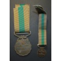 SADF - Full Size Good Service Medal with Miniature
