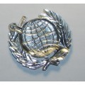 SADF - SA Navy Marine Bi-Metal Breast Badge ( Chromed )