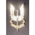 Rhodesia - Special Air Services (SAS) Adonised Metal Beret Badge