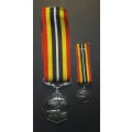 SADF - Full Size plus Miniature Southern Africa Medal Set