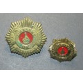 Zimbabwe - Services Corps Cap and Collar Badge