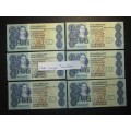South Africa - CL Stals Replacement 2 Rand Note Lot