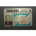 Vintage Zimbabwe Metal Drivers License