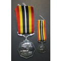 SADF - Full Size Plus Miniature Southern Africa Medals