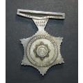 Full Size Sterling Silver SAP Merit Medal to:Sers P.P Venter