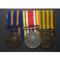 (Homelands) Bophutatswana Trio of Full Size Medals