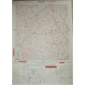 Rhodesia - Intelligence Corps Mapping and Research Operation Berenjena Opertional Map ( Restricted )