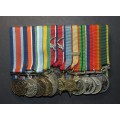 SADF/WW2 Court Mounted Miniature Lot