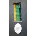 MK/Apla Silver Miniature Medal