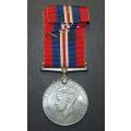 World War Two Full Size War Medal with Oak Lead - Not Named