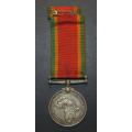 Full Size World War Two Africa Service Medal (Silver)To:NRV N.H.Erasmus