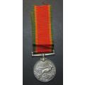 Full Size World War Two Africa Service Medal ( Silver ) To:321 R.NHatton