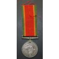 Full Size World War Two Africa Service Medal ( Silver ) To:188501 E.B.Leaonard
