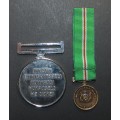 Transkei Defence Force - Full Size Medal with Miniature