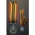 SADF - Full Size Southern Africa Medal with Miniature