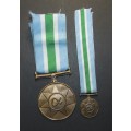 SADF - Full Size Unitas Medal plus Miniature
