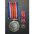 SANDF - Full Size Plus Miniature Peace Support Medal
