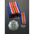 SANDF - Full Size Plus Miniature Humanitarian Aid Medal
