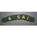 SADF - 6 SA Infantry Shoulder Title