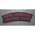 Royal Canadian Ordnance Corps Title