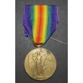 Full Size World War One Victory Medal to:SPR C.J Ivey S.A.M.E