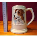 Terrier Dog - Beer Mug made in Rhodesia - Willsgrove Ware - Pottery