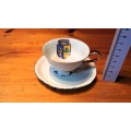 Demitasse Hand Painted Bavarian Cup & Saucer - Bavarian Waldershof China