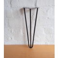 40cm - 4 x Hairpin Furniture Legs - 40cm - Coffee Table / Bench. Powder Coated Black