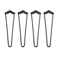 40cm -  - 2 Pin Hairpin Legs, Coffee / Side Table / Bench - Powder Coated Black