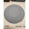 Small 18-5 cm diameter Wedgwood blue plate.