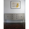 Vintage Grey Wooden Dresser/ Side Board