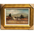 Oil on board painting Errol Boyley oil-101 image size 76.5-51 cm, signed, framed