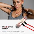 Sport Wireless Bluetooth Headphone Metal Magnetic Stereo Bass Headset Earphone